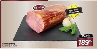 Fakta Tyskland Hamburgerryg tilbud