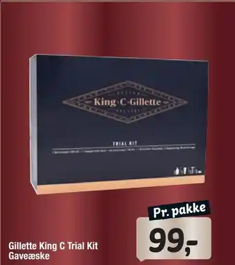 Fakta Tyskland Gillette king c trial kit gaveæske tilbud