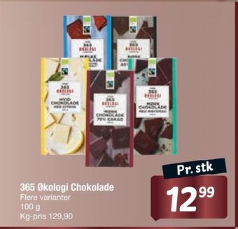 Fakta Tyskland 365 økologi chokolade tilbud