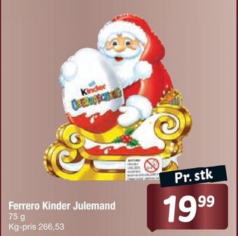 Fakta Tyskland Ferrero kinder julemand tilbud