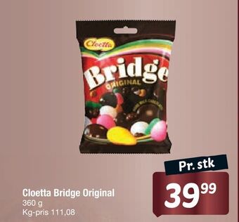 Fakta Tyskland Cloetta bridge original tilbud