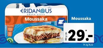 Lidl Moussaka tilbud