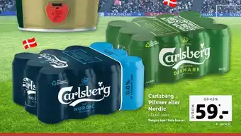 Lidl Carlsberg pilsner eller nordic tilbud