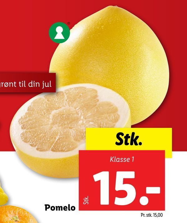 Pomelo tilbud hos Lidl