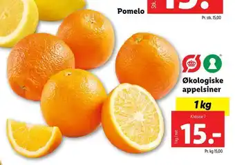 Lidl Økologiske appelsiner tilbud