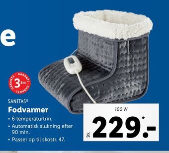 Lidl Fodvarmer tilbud