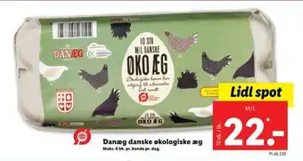 Lidl Danæg danske økologiske æg tilbud