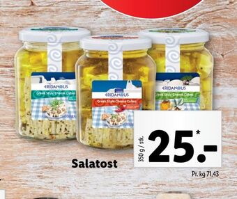 Lidl Salatost tilbud