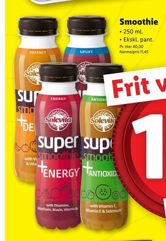 Lidl Smoothie tilbud