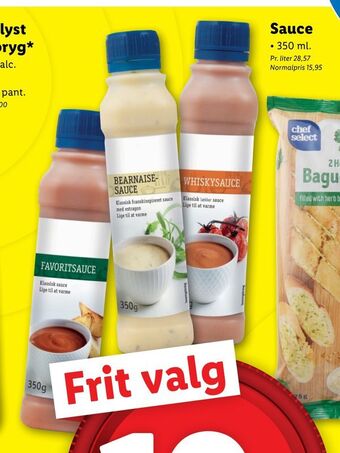 Lidl Sauce tilbud