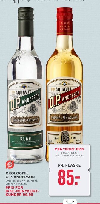 MENY Økologisk o.p. anderson tilbud