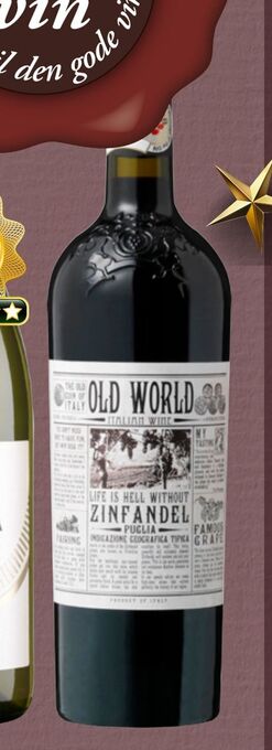 MENY Old world zinfandel tilbud