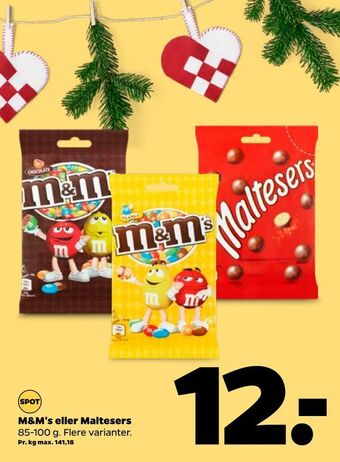 M&m's eller maltesers
