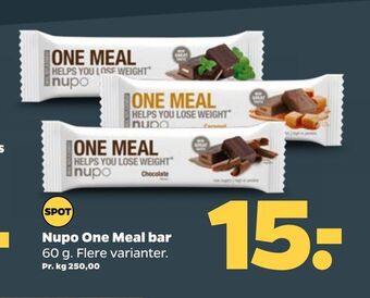 Netto Nupo one meal bar tilbud