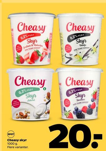 Netto Cheasy skyr tilbud