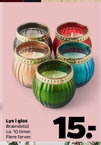 Netto Lys i glas tilbud