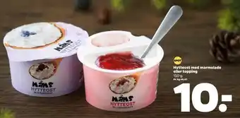 Netto Hytteost eller topping med marmelade tilbud
