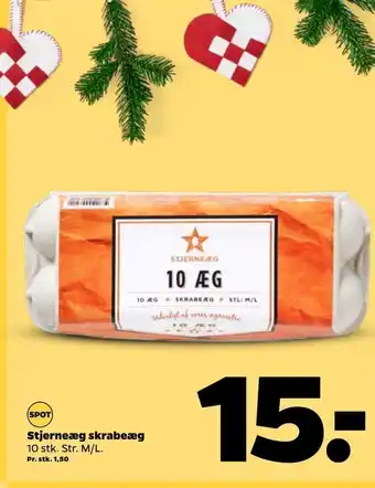 Netto Stjerneæg skrabeæg tilbud