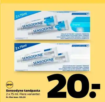 Sensodyne tandpasta