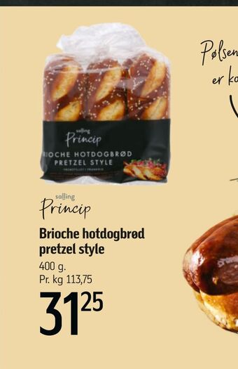 Føtex Brioche hotdogbrød pretzel style tilbud