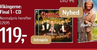Føtex Vikingerne: final 1 - cd tilbud