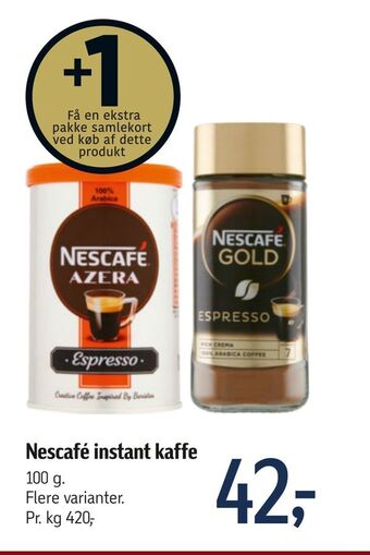 Føtex Nescafé instant kaffe tilbud