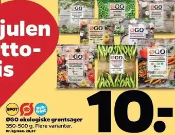Netto Øgo øko grøntsager tilbud