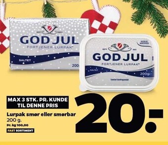 Netto Lurpak smør el. smørbar tilbud