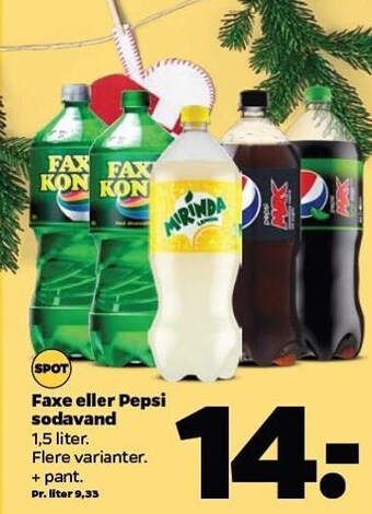 Netto Faxe el. pepsi sodavand tilbud