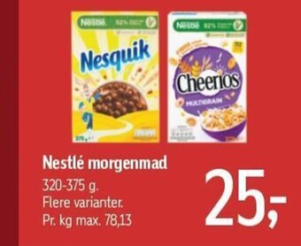 Føtex Nestlé Morgenmad tilbud