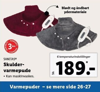 Lidl Skulder varmepude tilbud