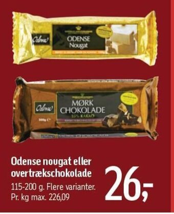 Føtex Odense Nougat Eller Overtrækschokolade tilbud