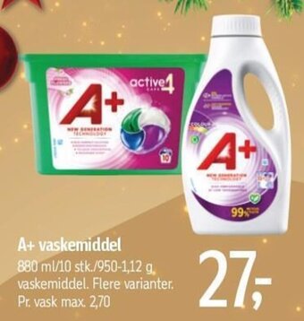 Føtex A+ Vaskemiddel tilbud
