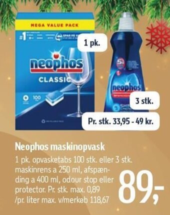Føtex Neophos Maskinopvask tilbud