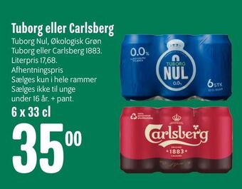 Min Købmand Tuborg eller carlsberg tilbud