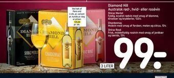 REMA 1000 Diamond hill australsk rød-, hvid- eller rosévin tilbud