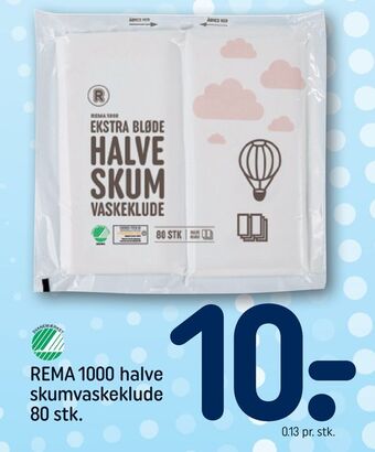 REMA 1000 Rema 1000 halve skumvaskeklude tilbud