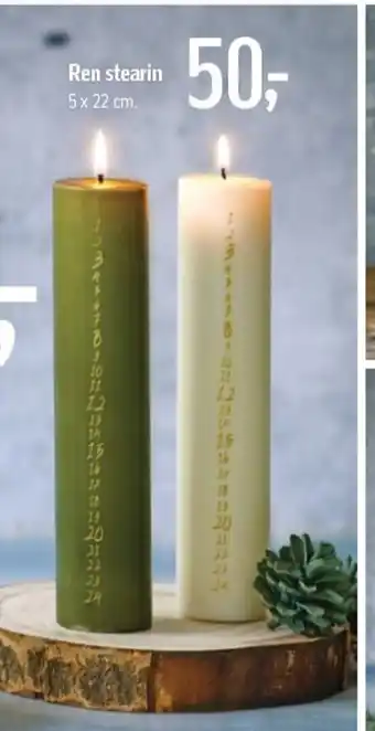 Føtex Kalenderlys Ren Stearin tilbud