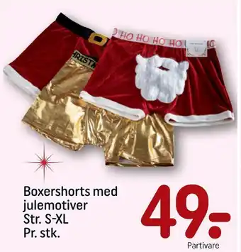 REMA 1000 Boxershorts med julemotiver tilbud