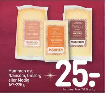 REMA 1000 Mammen ost nænsom, omsorg eller modig tilbud