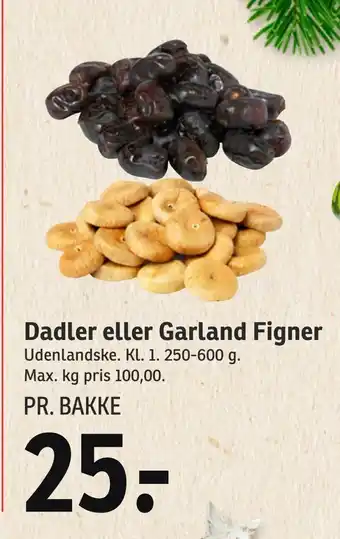 SPAR Dadler eller garland figner tilbud