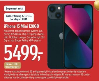Føtex iPhone 13 Mini 128GB tilbud