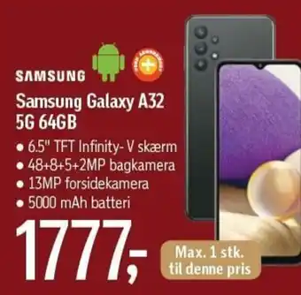 Føtex Samsung Galaxy A32 5G 64GB tilbud