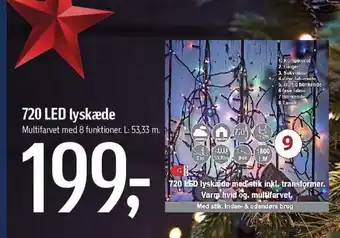 Føtex 720 LED Lyskæde tilbud