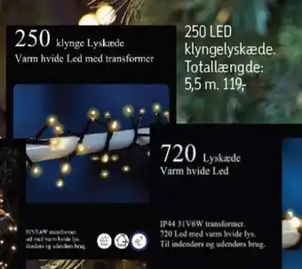 Føtex 250 LED tilbud