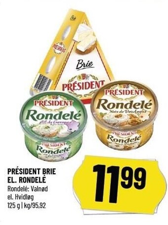 Løvbjerg Président brie el. rondelé tilbud