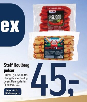 Føtex Steff Houlberg Pølser tilbud