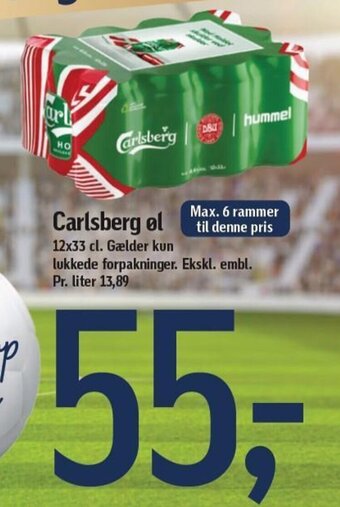 Føtex Carlsberg øl tilbud