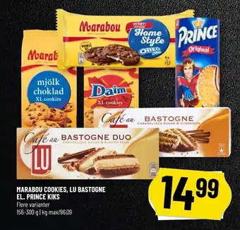 Løvbjerg Marabou Cookies, Lu Bastogne El. Prince Kiks tilbud
