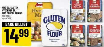 Løvbjerg Amo El. Gluten Hvedemel El. Amo Brødblanding tilbud